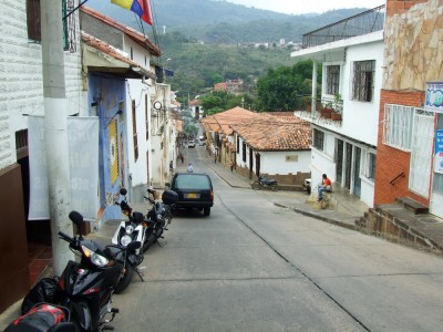 Straßenszene in San Gil