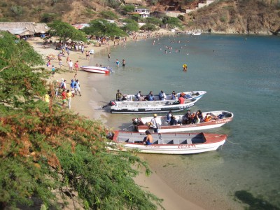 Bootsverbindung Playa Grande nach Taganga